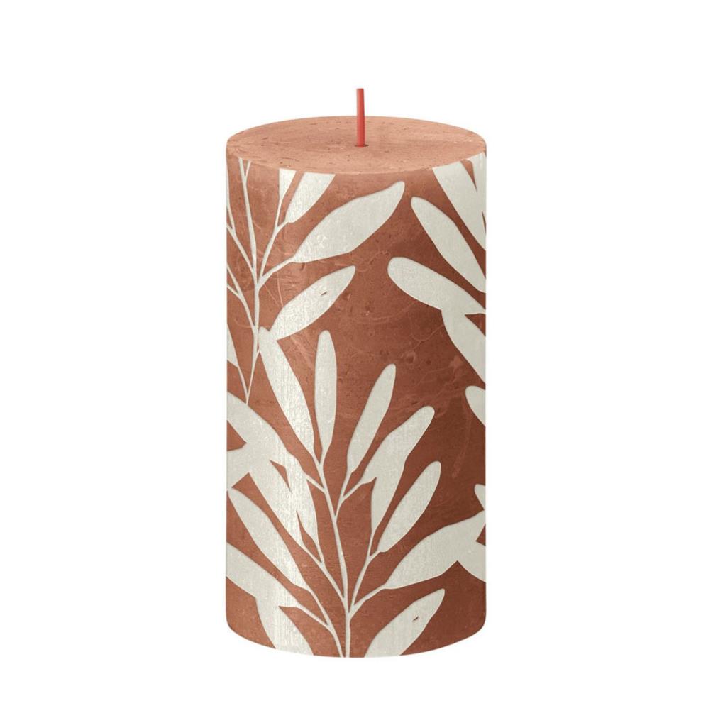 Bolsius Rusty Pink Sage Rustic Silhouette Candle 13cm x 7cm £7.19